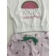 conjunto short sandia