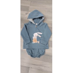 sudadera orejas y bombacho felpa