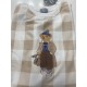 vestido cuadros beige oso