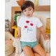 camiseta y pantalon cerezas