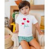camiseta y pantalon cerezas