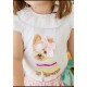 camiseta perrito falda/braguita vichy rosa