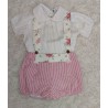 camisa y bombacho tirantes achicoria