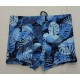 boxer licra hojas azules