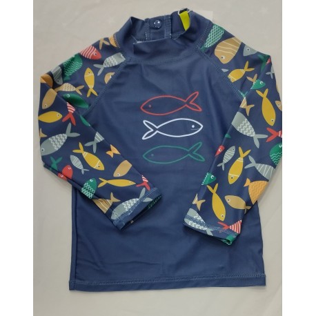 camiseta licra peces