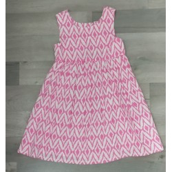 vestido etnico fucsia
