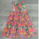 vestido fucsia flores