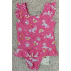 bañador fucsia unicornios