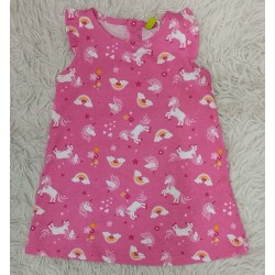 vestido fucsia unicornios