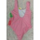 bañador rosa claro unicornios