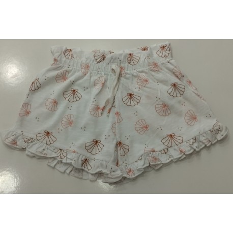 short blanco conchas