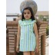 vestido rayas fluor