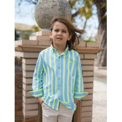 camisa rayas fluor