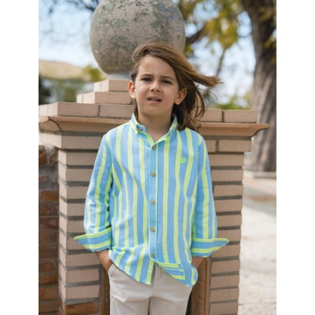 camisa rayas fluor