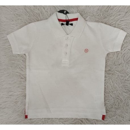 polo blanco calavera