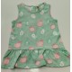 vestido verde frutas