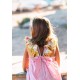 Mono rayas fucsia