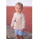 sudadera niño y pantalon vichy/perros