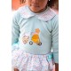 sudadera y braguita liberty verde agua