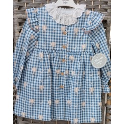 vestido vichy globos