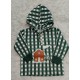 sudadera cuadros verde botella casita