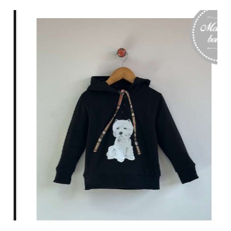 sudadera perro y pantalon burberry
