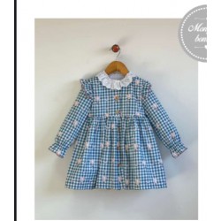 VESTIDO VICHY GLOBOS