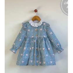 vestido vichy globos