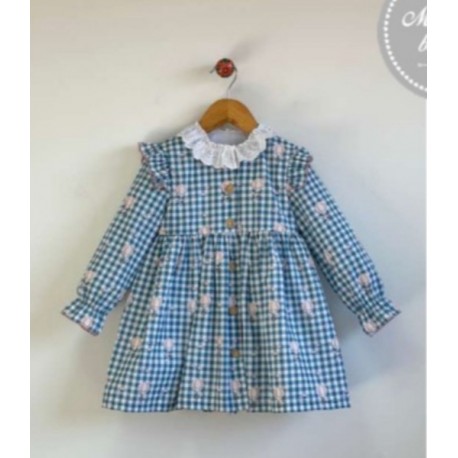 vestido vichy globos