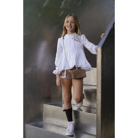 short+bluson camel /marron colecciom venus