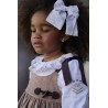 pichi+blusa camel /marron coleccon venus