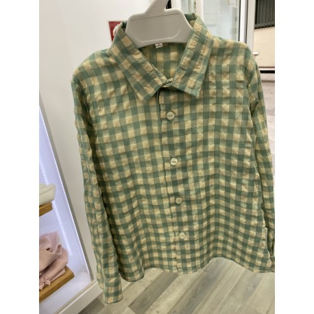 CAMISA CUADROS VERDES
